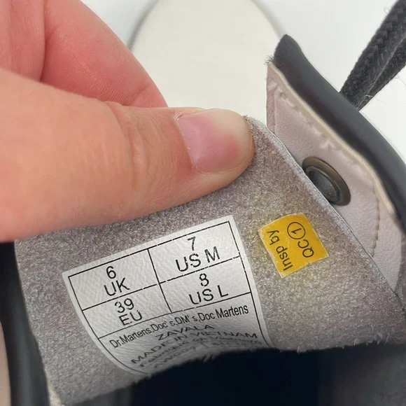 Dr. Martens Zavala Boots in White 8 S6 - Picture 7 of 8